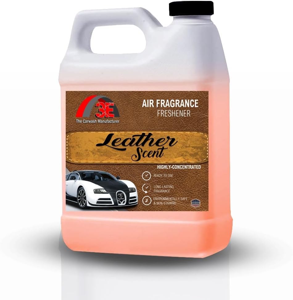3E Car Air Freshener Concentrate – 64 oz – Professional Automotive Fragrance – Multiple Scents (New Car Scent)