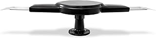 Amplified RV Antenna by Continu.us | CA1500B Digital TV 360Â° Reception, 55 Mile Range, Power Amplified Recreational Vehicle HD Caravan Antenna. Portable, Compact & Waterproof. (Black)