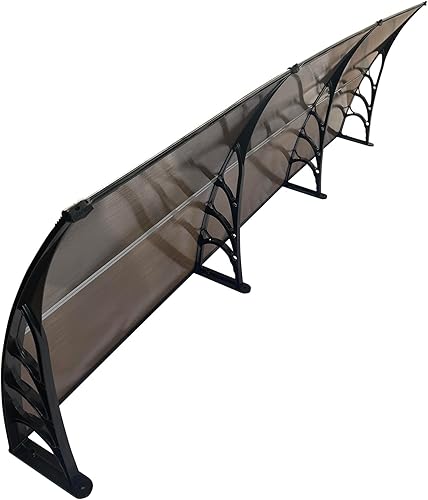 Miniatura 8 de Panana Toldo para puerta, toldo para exteriores, ventana de 120 x 40 pulgadas, toldo para jardín, patio, porche, cubierta de refugio para lluvia,