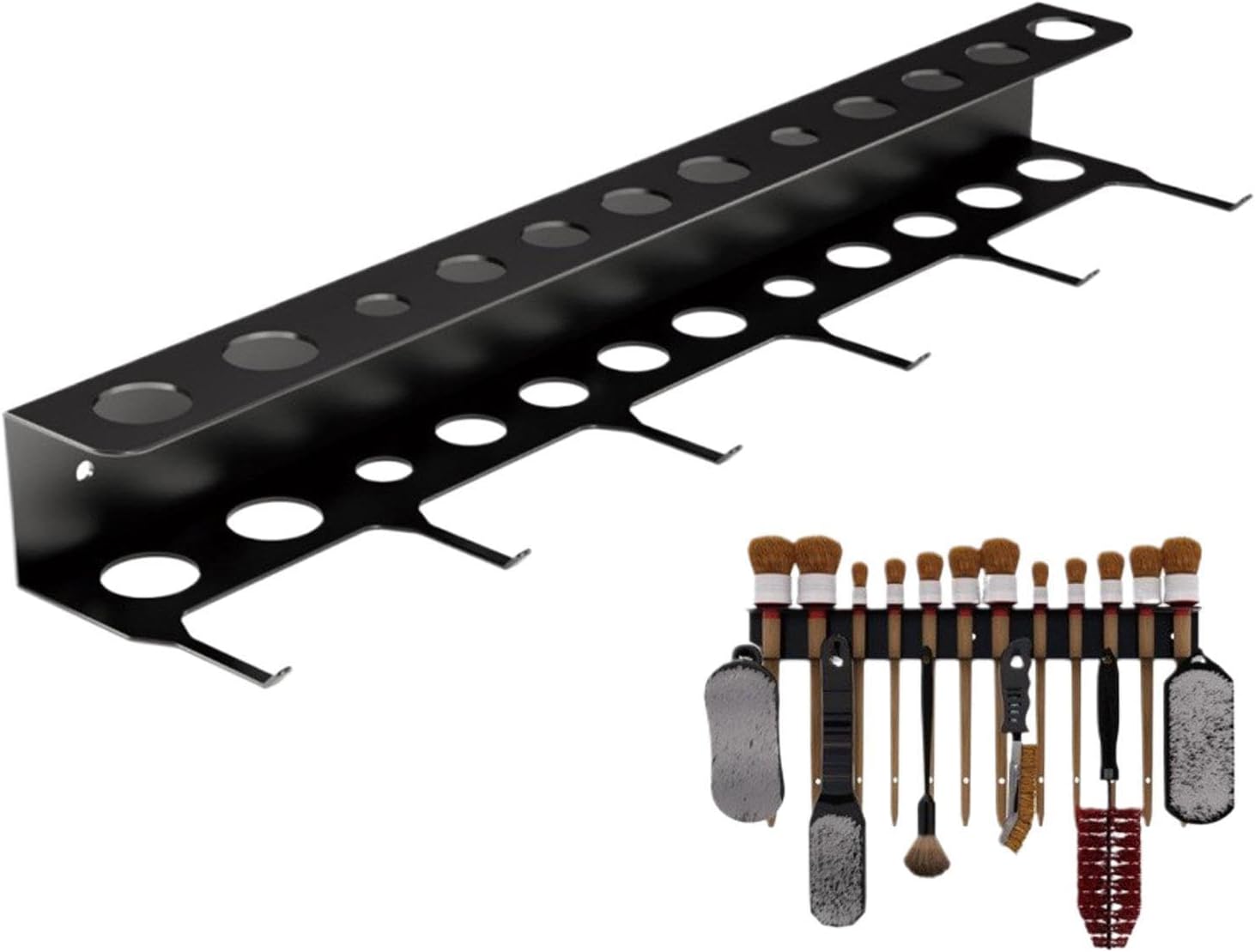 Car Detailing Brush Holder | Wall Mount Screwdriver And Pliers Organizer