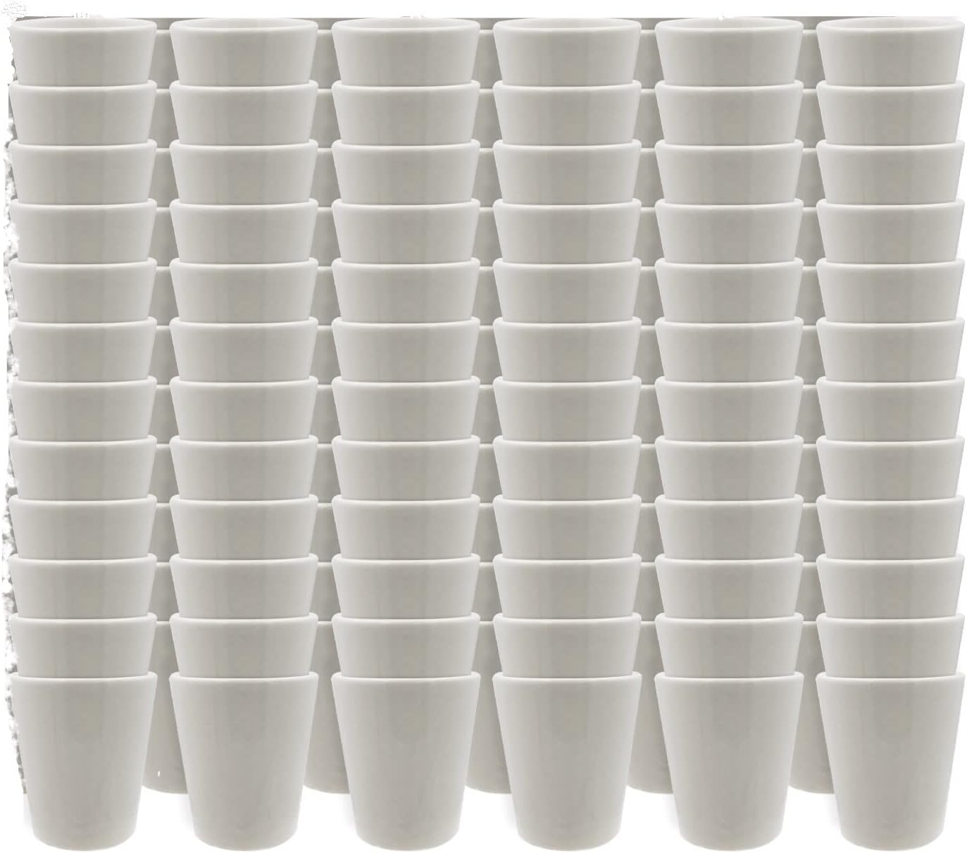 36 Bulk Sublimation Shot Glasses White 1.5 oz Deals- Pure White All-purpose Ceramic Shot Glass Set for Restaurants, Café, Inn, Hotels, Bars Espresso Shot Glass for Sublimation Printing (Set of 36)