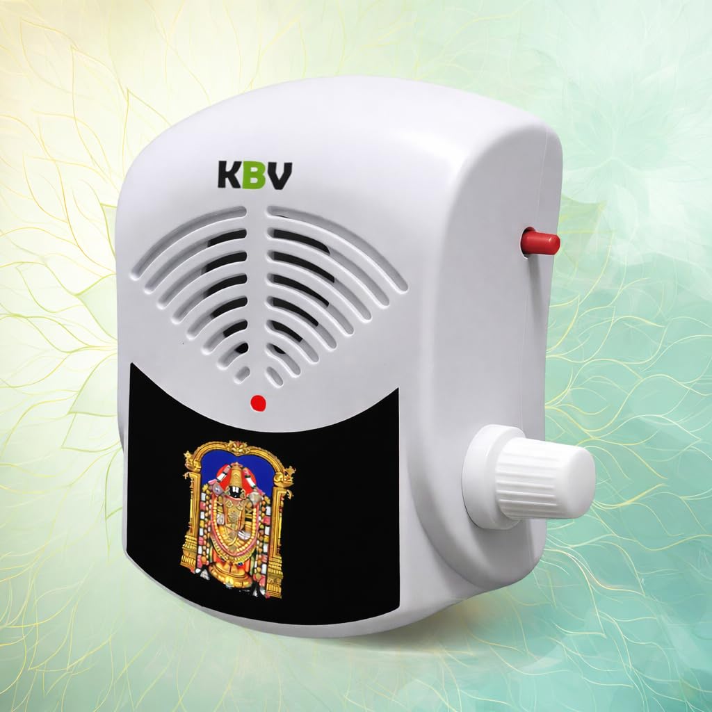 Tamil Telgu Mantra Chanting Box for Hindu Religion Lord Venkatesha, Srinivasa Govinda, Gayatri Mantra, Shiv Mantra,Om Chant for Peace and Meditation at Home and Office