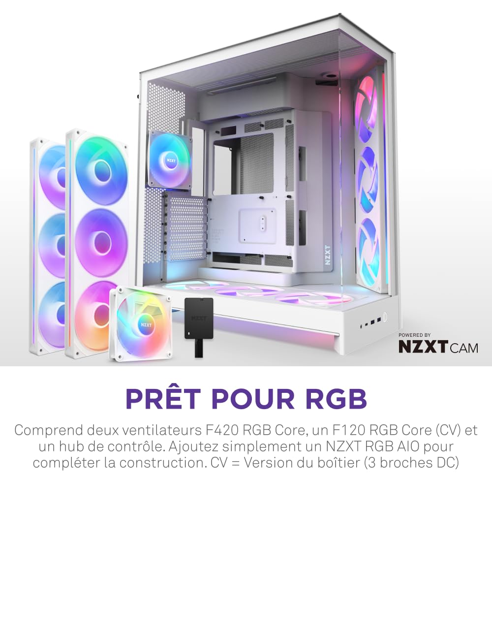 NZXT H9 Flow RGB+ (2025) - Large Mid-Tower Dual Chamber ATX PC