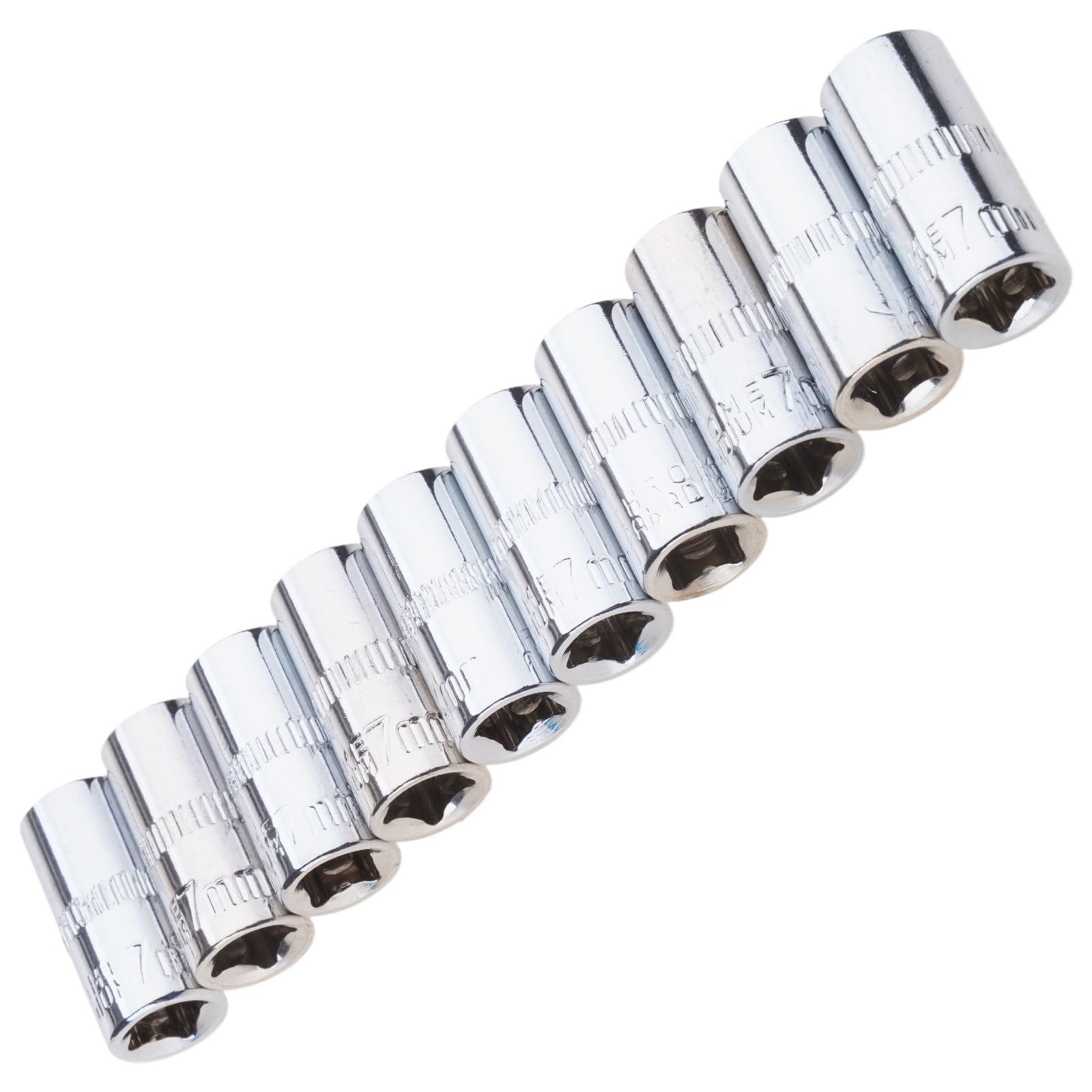 Thatiarry Multicolor Engineered Professional Short Socket Set Wrench Accessory 6 Point Metric 4Mm To 14Mm Automotive Maintenance Tool Furniture Assembly Tool