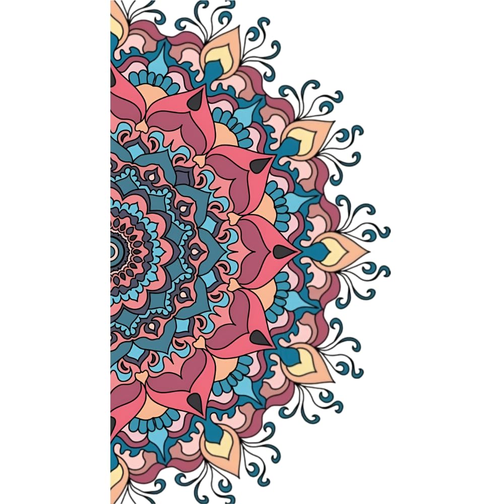 Craft Shipper Mandala Art Wall Sticker Self Adhesive Peel and Stick Wall Mural for Wall Decor 20x36 Inch Mandala Traditional Art Wall Sticker (B0CWHJV27J) Amazon Price History, Amazon Price Tracker