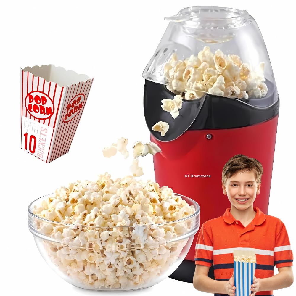 Drumstone 𝐖𝐈𝐓𝐇 𝟏𝟓 𝐘𝐄𝐀𝐑𝐒 𝐖𝐀𝐑𝐑𝐀𝐍𝐓𝐘 Aluminum Electric Popcorn Machine – Automatic Big Popcorn Maker for Home Use,Commercial-Grade Popcorn Popper, Household for Parties, Movies & Events-picture-11