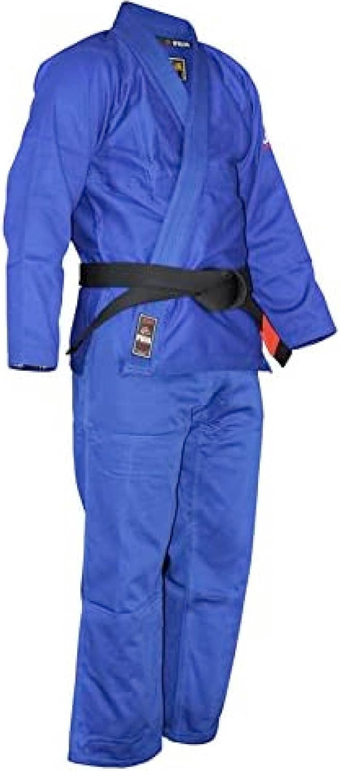 FUJI Lightweight Brazilian Style Jiu Jitsu Uniform, BJJ Uniform with Pearl Weave Fabric Jacket and Bungee Drawstrings - Image 3