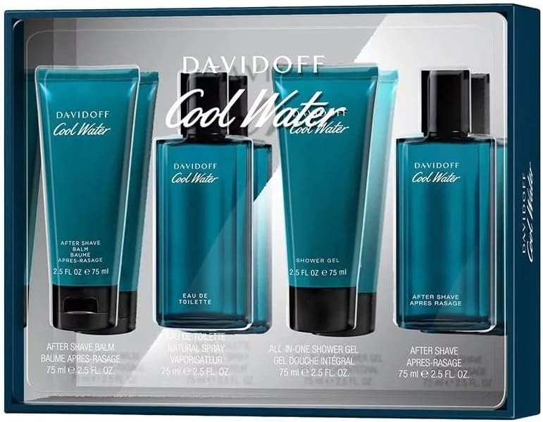 Zino Davidoff Cool Water 4 Piece Gift Set for Men