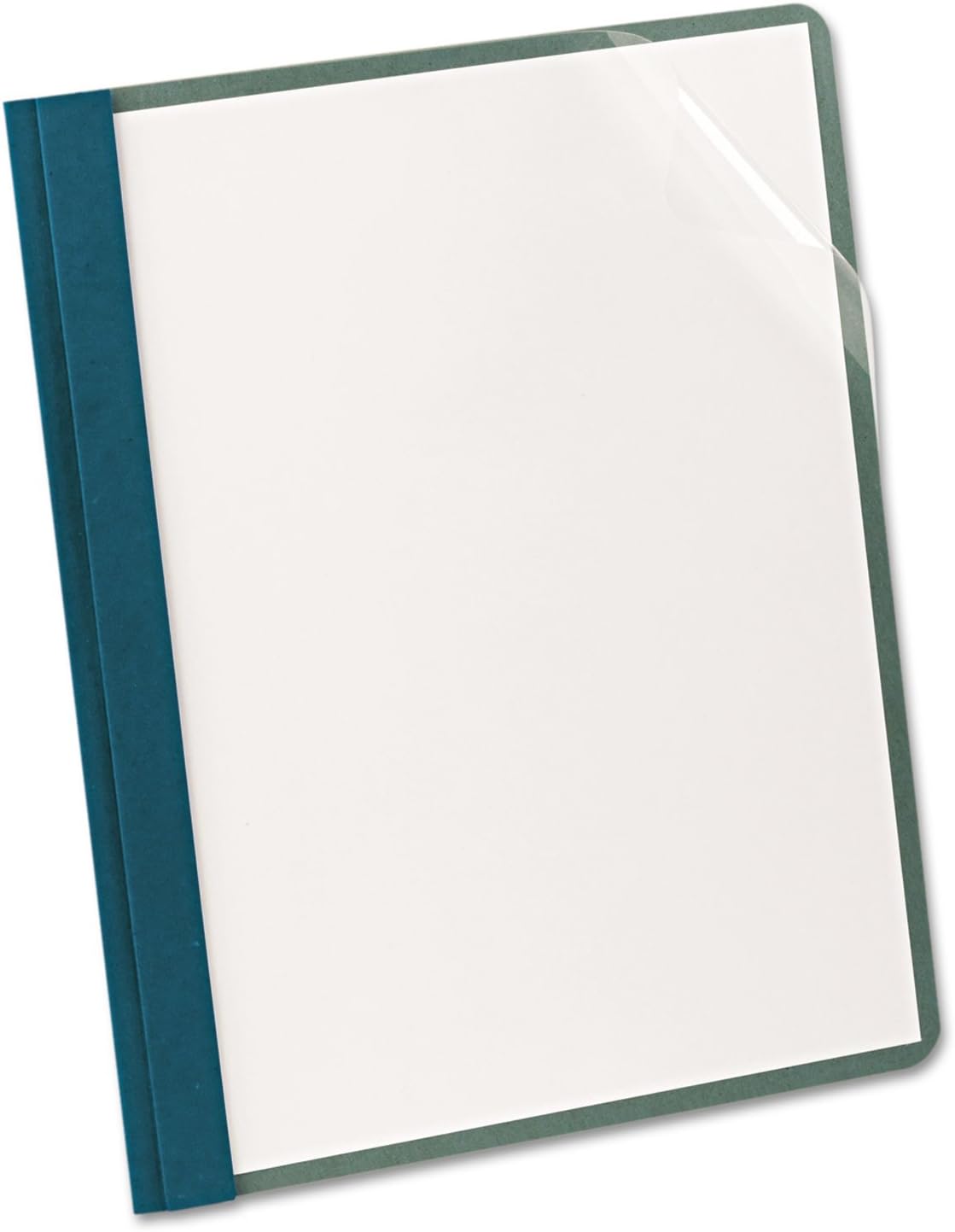 Oxford 57872 Earthwise by Oxford Recycled Clear Front Report Covers, Letter Size, Blue, 25/BX