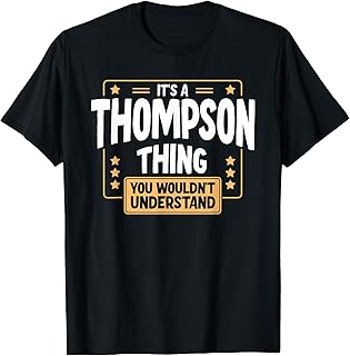 Team Thompson Family T-Shirt