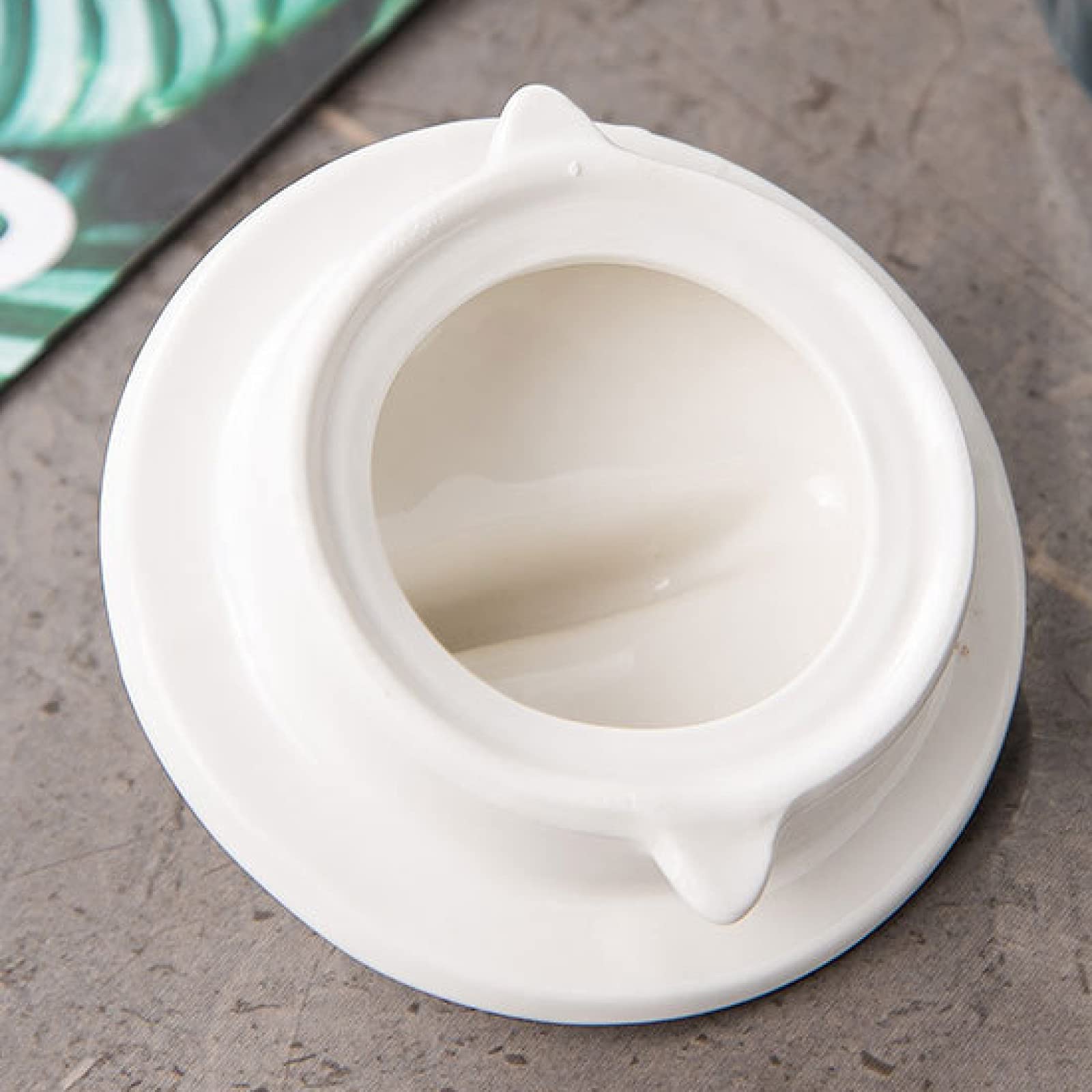 Zestaw filiżanek do espresso, kubki do kawy, herbata porcelanowa dla dorosłych 1 czajniczek 6 Nordic Service dla osób do użytku domowego i biurowego Prezent(Brown)
