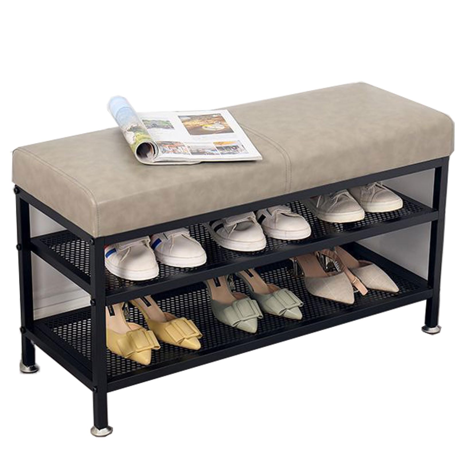 Organiseur d'entrée compact pour supprimer le désordre des chaussures dans l'allée