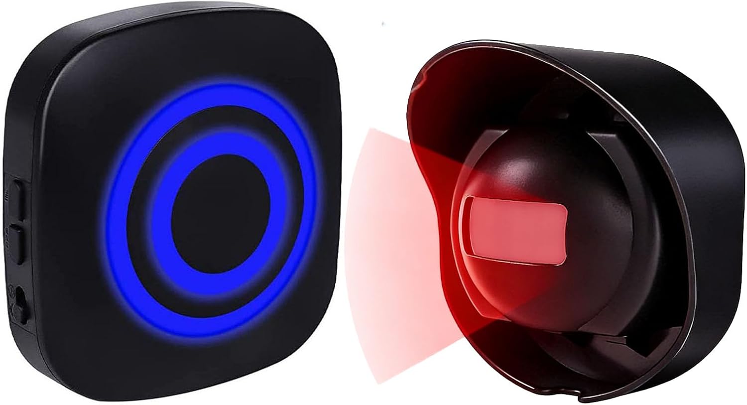 Motion Detector Sensor Alarm, SiegenPro Driveway Alarm Wireless, Home Security Business Motion Sensor Alarm Indoor Outdoor Weatherproof (YF-0256, 2 Receivers and 4 Sensos)