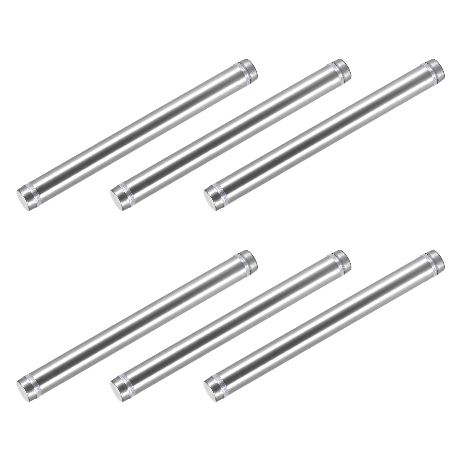 METALLIXITY Double Head Standoff Screws (12x134mm) 6pcs, Stainless Steel Advertising Screws Glass Acrylic Nail - for Glass Acrylic Display Bracket-image-47
