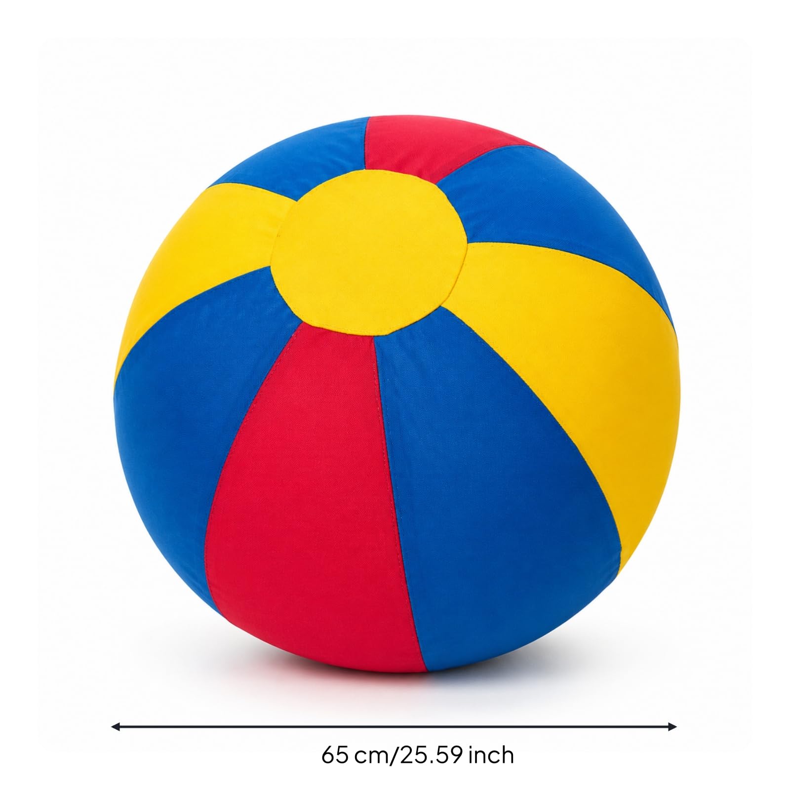 Harilla Canine Training Ball Balle de Dressage pour Chien Jouet de Lancer Ballon Gonflable Jouet Interactif Enveloppe Textile Oxford Robuste Cousue sans, Color to 1, 65cm