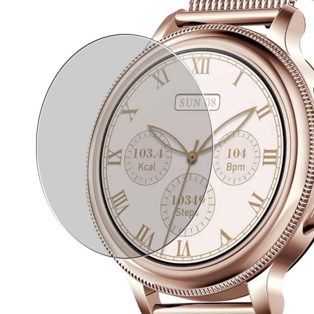 Puccy Privacy Screen Protector, compatible with UHOOFIT CF96 1.2" Smart Watch smartwatch Anti Spy Film TPU Guard （ Not Tempered Glass Protectors ）