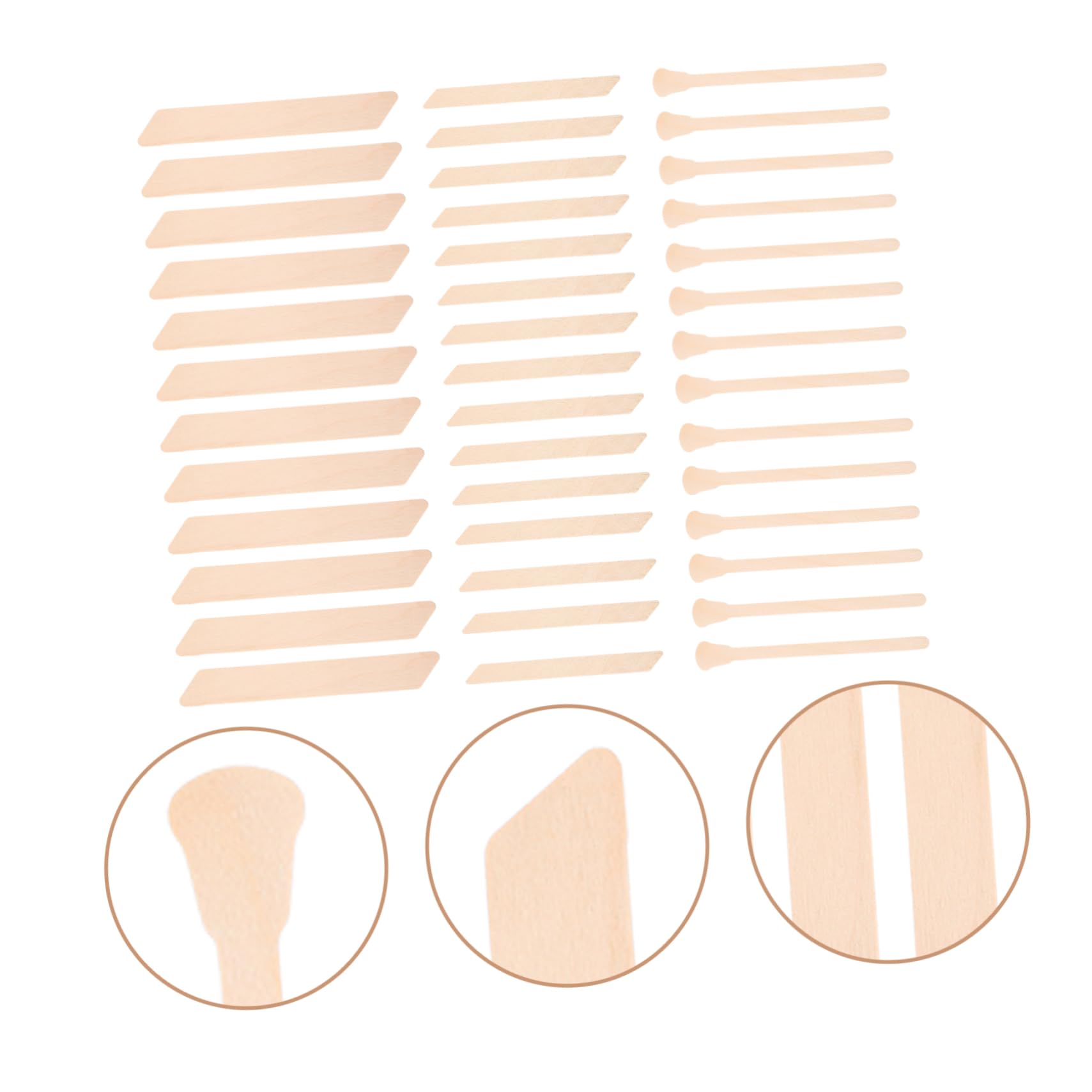 Didiseaon Women's Hair Wax Rods 150pcs Body Hair Wax Applicators Body Beauty Stick for Home Waxing