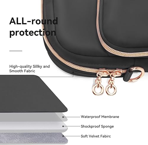 Miniatura 4 de Funda para laptop de 15.6 y 16 pulgadas para mujeres y hombres, maletín compatible con HP Envy Pavilion, Dell XPS Inspiron, ASUS VivoBook, Acer,