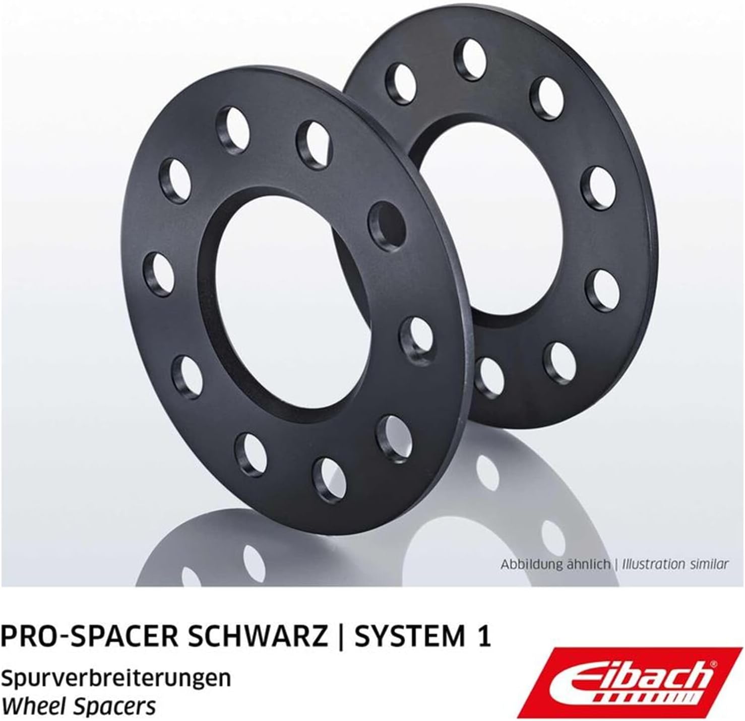 Eibach Pro-Spacer Wheel spacers S90-1-05-010-B 2x5mm 4x108 Compatible with Audi 80 Cabriolet Coupe