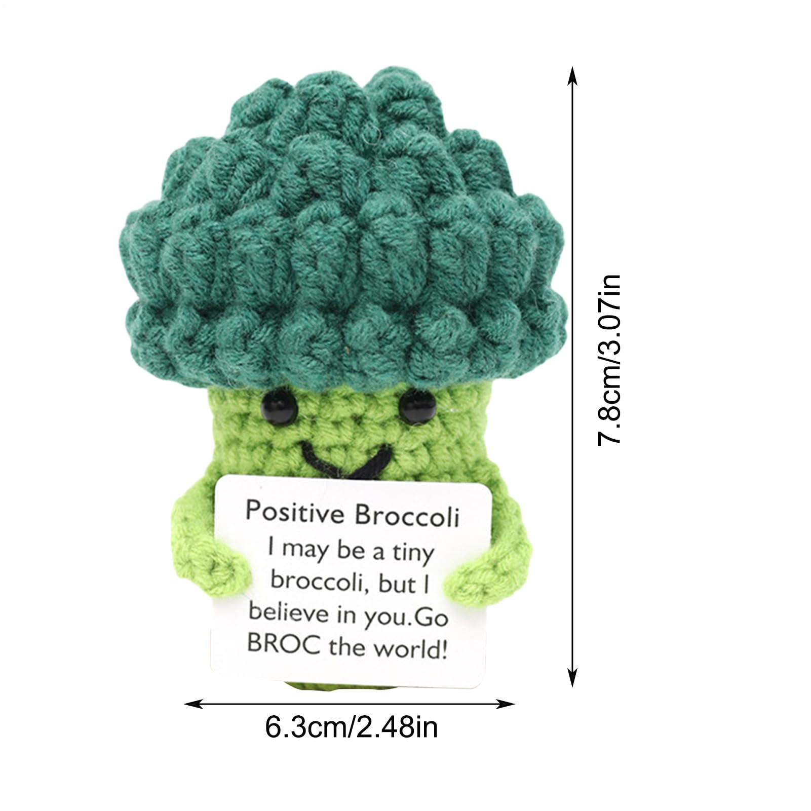 Positive Motivante Brocoli Jouet Déco Bureau Étudiant Enseignant Infirmier Anniversaire Noël