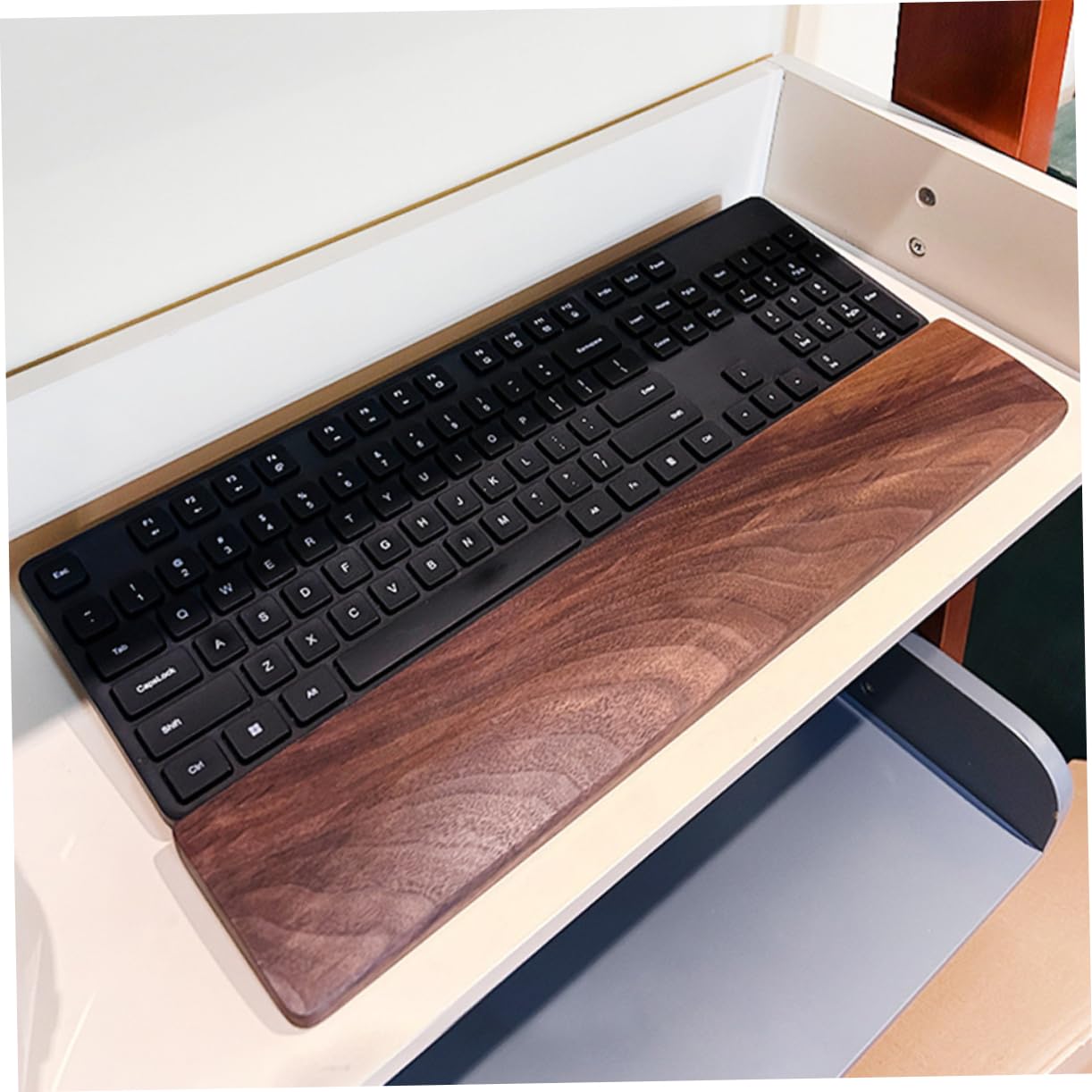 Holztastatur-handgelenkauflage Handgelenkstütze Für Tastatur Tastaturauflage Aus Massivholz Rutschfeste Handgelenkauflage Kompatibel Mit Mechanischen Tastaturen Leicht Und Tragbar