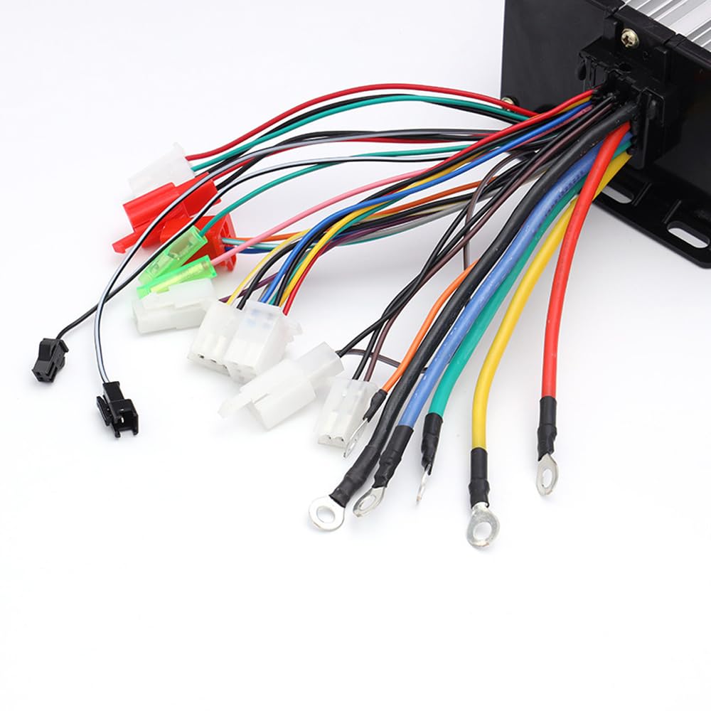 2X Contrôleur de Vitesse Moteur Sans Balais 48-72V 2000W DC Remplacement pour Vélo Électrique Scooter