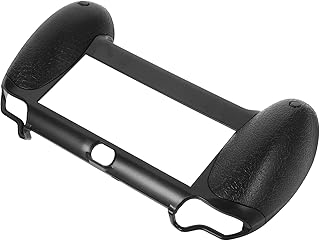 AUTSUPPL psv2000ハンドル保護カバー ゲーム機 ゲームに対応したケース アクセサリー 保護シェル コンソールシェル 耐衝撃プロテクターグリップ Abs Black