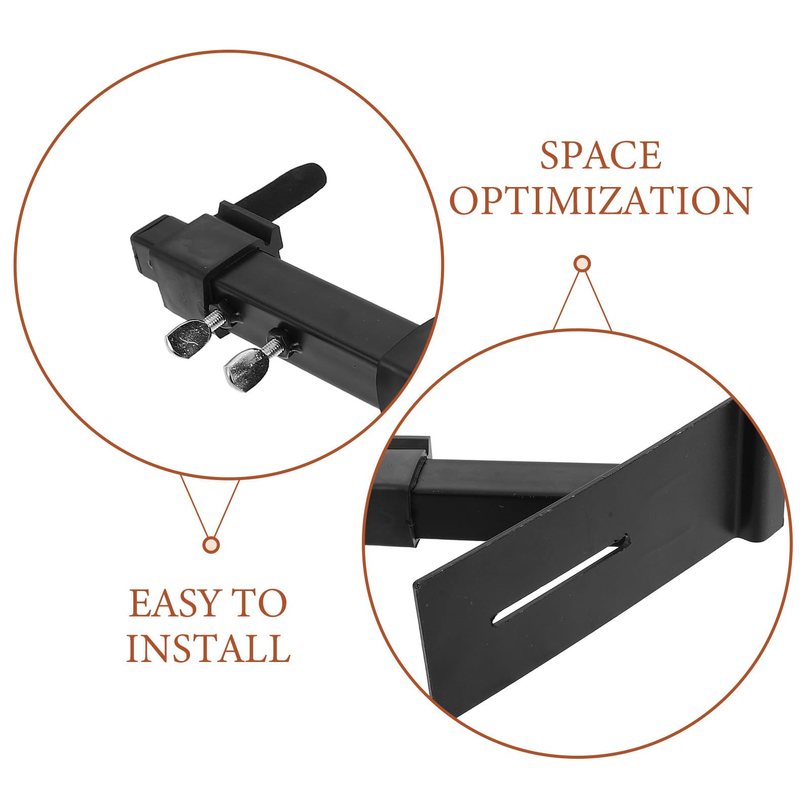 1 paio di supporti da parete per tastiera musicale: staffa organizer da parete per tastiera di pianoforte - supporto per strumenti musicali per esercitarsi a casa
