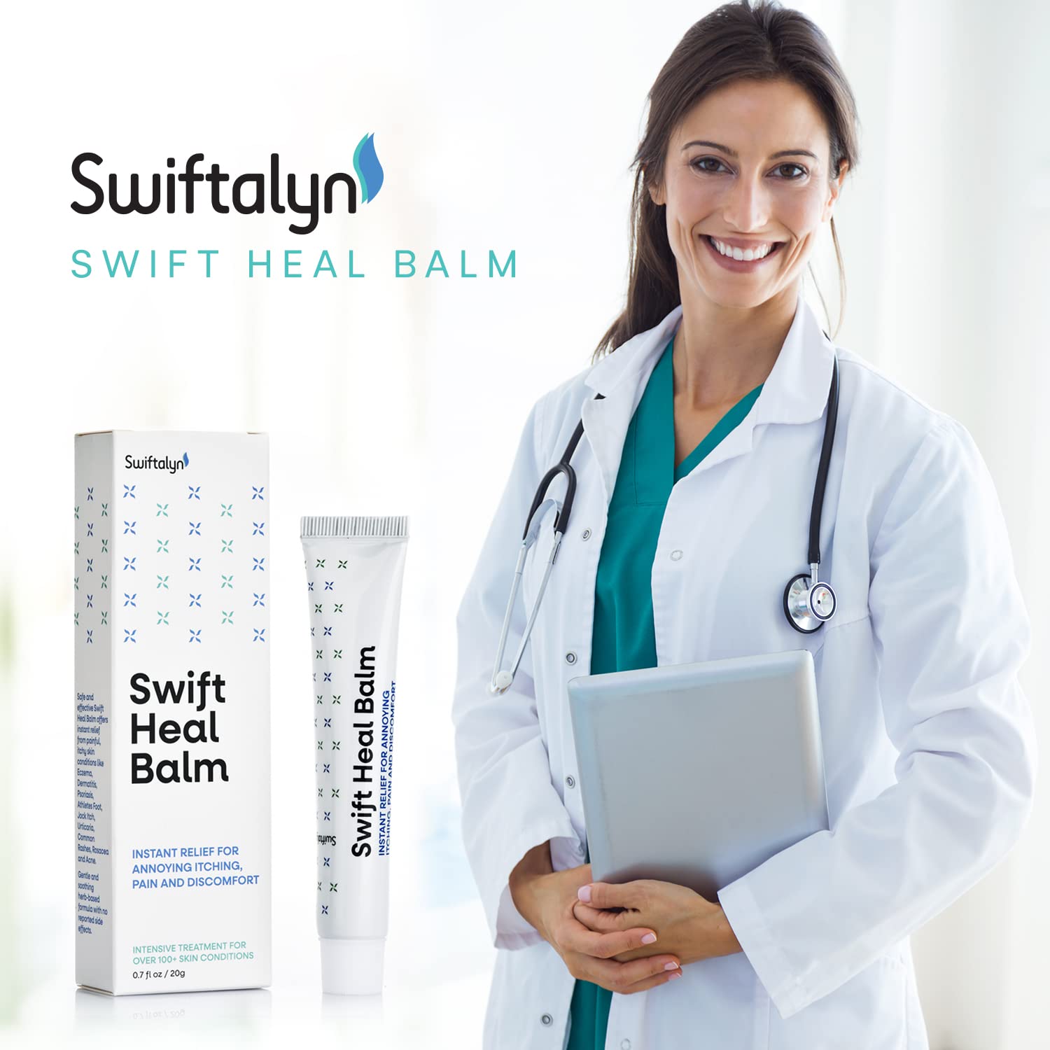 Buy Swiftalyn Swift Heal Balm Dermatitis Eczema Psoriasis Cream Therapy