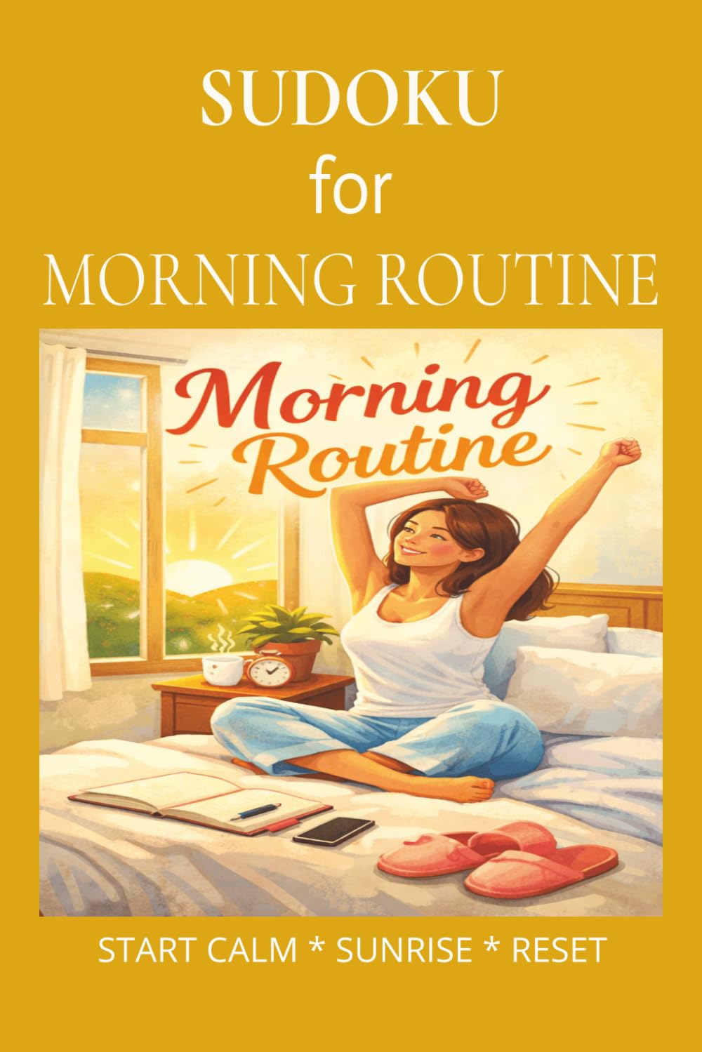 Sudoku for Morning Routine: Sudoku for Morning Routine | Help Calm The Mind, Relax, and Focus | 6x9 inches,110 pages | 50+ Puzzles | Solutions Included