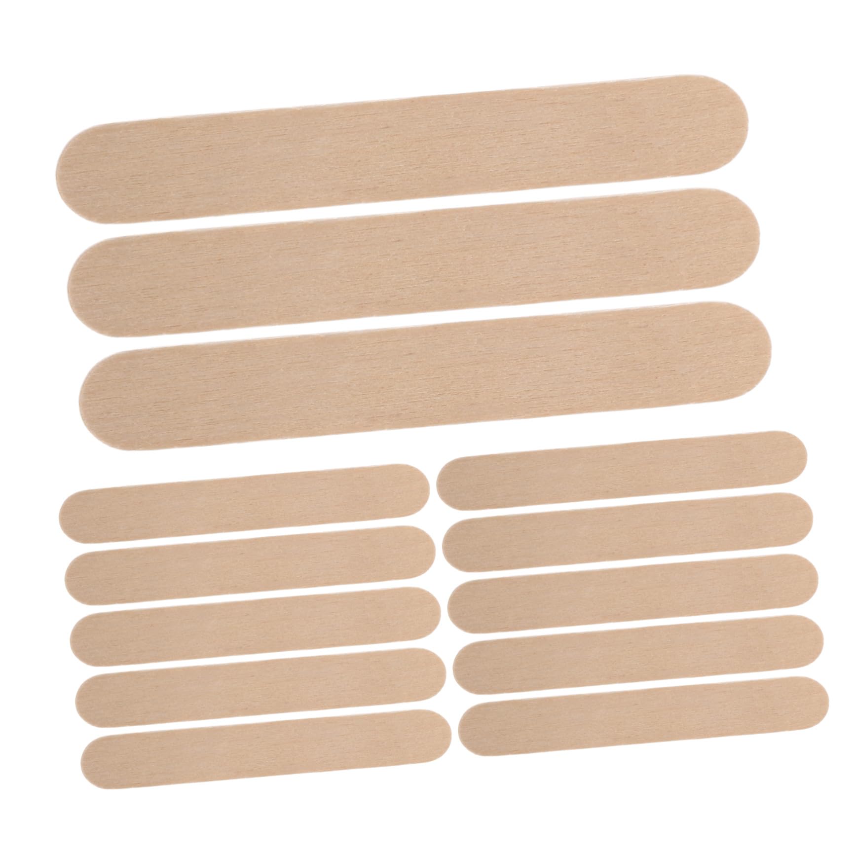 Operitacx 1000piezas Palitos de Madera para Manualidades de Palos de Helado Naturales de Madera Dura para Proyectos de Arte Manualidades Escolares y Etiquetas de Plantas de Cera