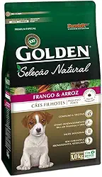 Premier Pet Ração Golden Seleção Natural Para Cães Filhote Raças Pequenas Sabor Frango E Arroz 1Kg Para Todas Grande Filhotes