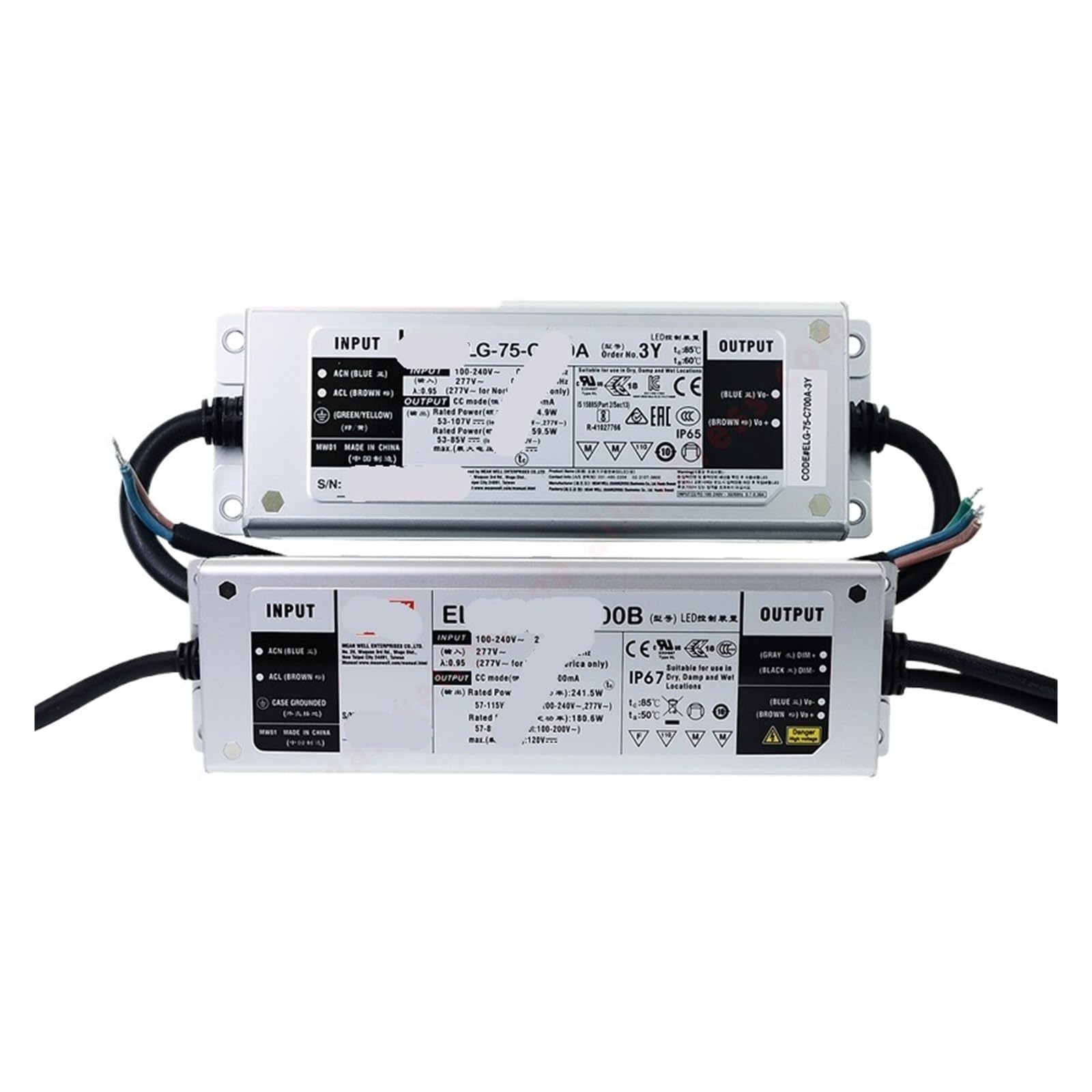 Alimentation LED ELG-75-C350B pour stopper le scintillement des projecteurs extérieurs