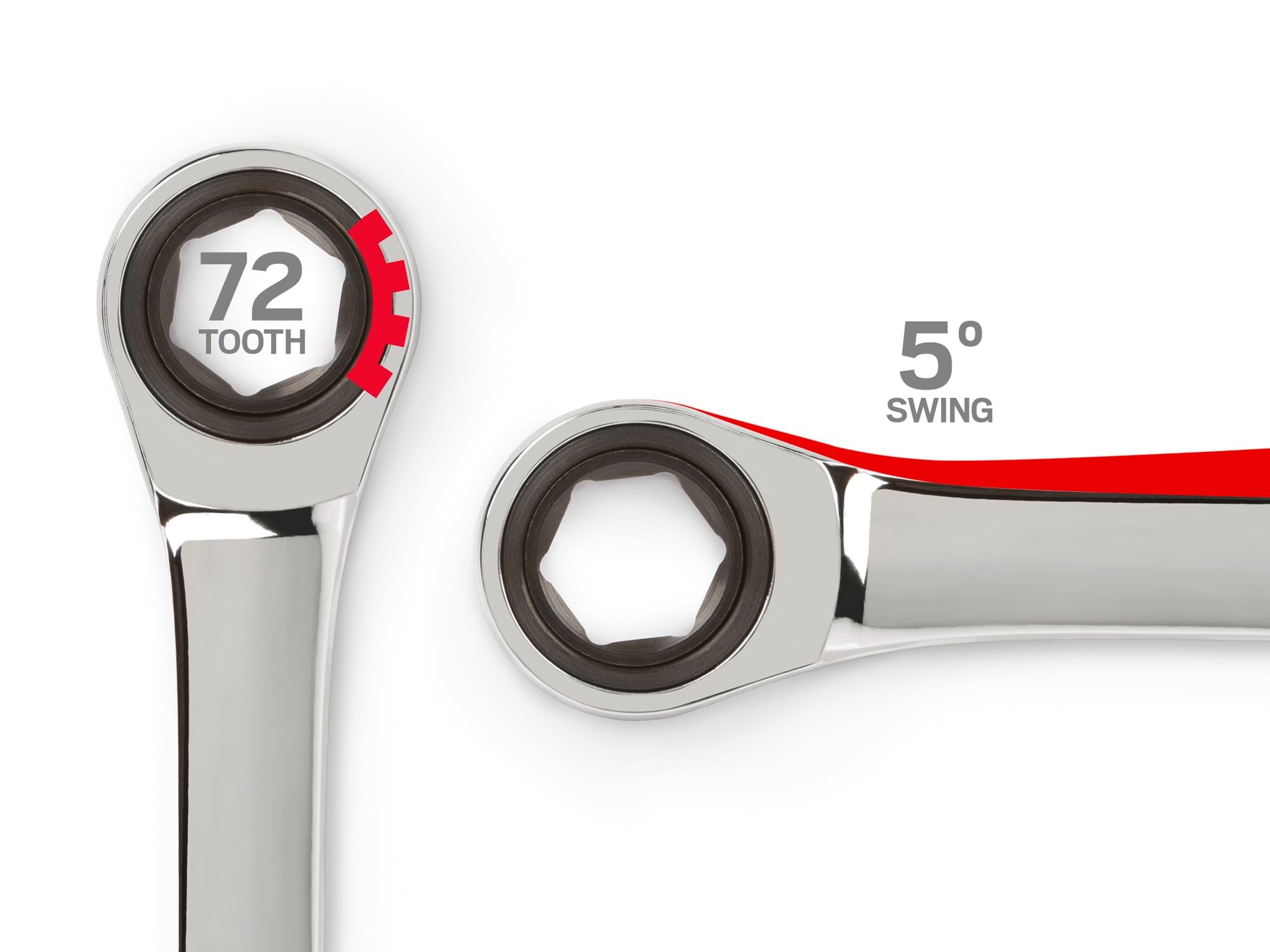 TEKTON WRN53012 Ratcheting Combination Wrench, 5/8-Inch - Image 3
