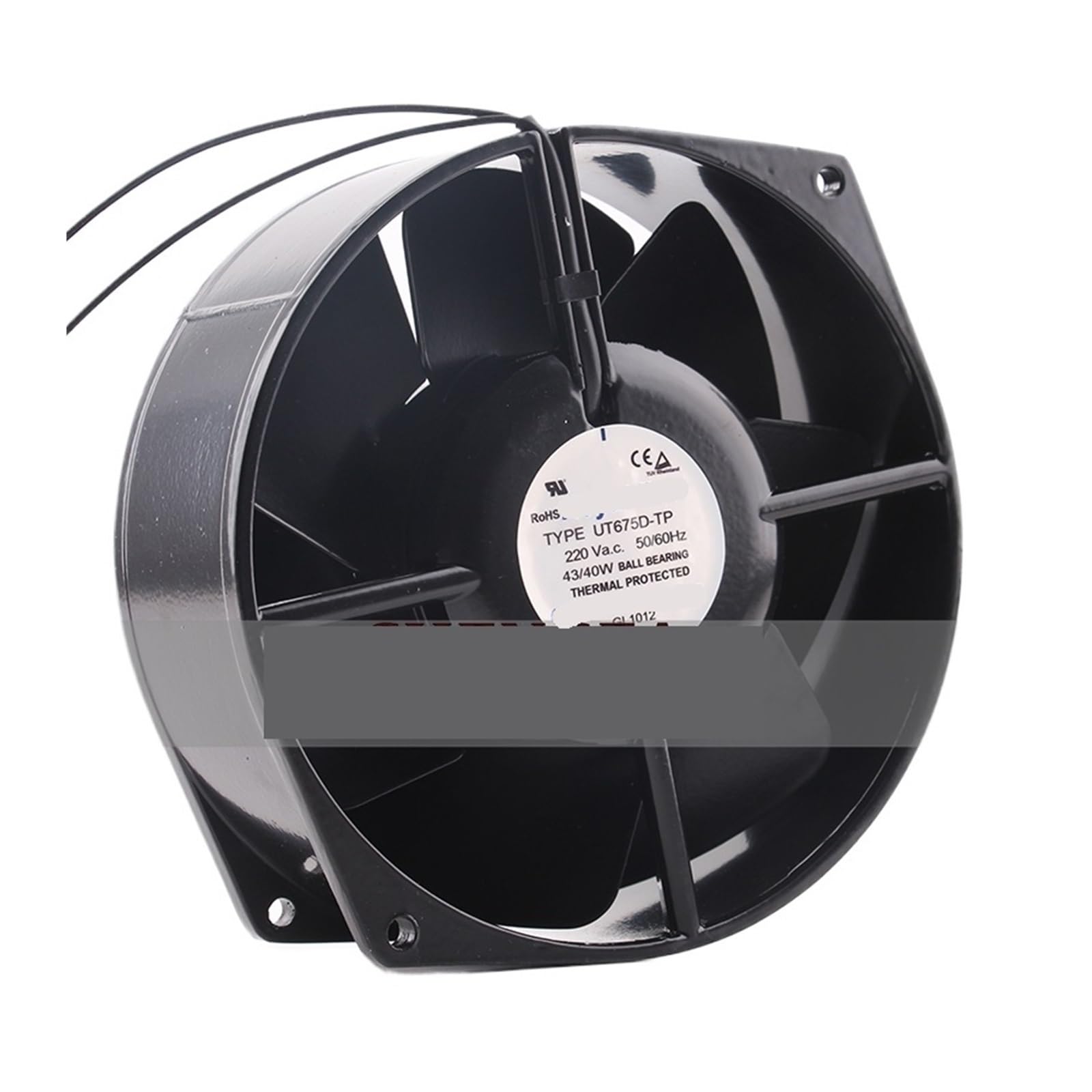YMUGUEGH UT675D-TP 175X150X55MM 220V 43/40W 2-wire Cooling Fan