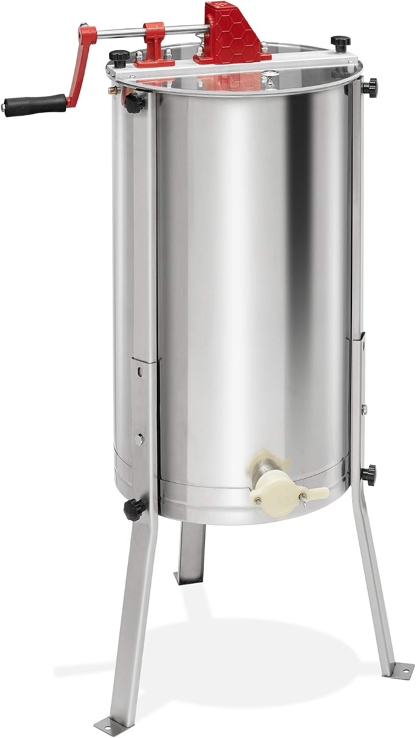 Honey Keeper Pro 2 Frame Stainless Steel Honey Extractor Beekeeping Equipment Honeycomb Drum