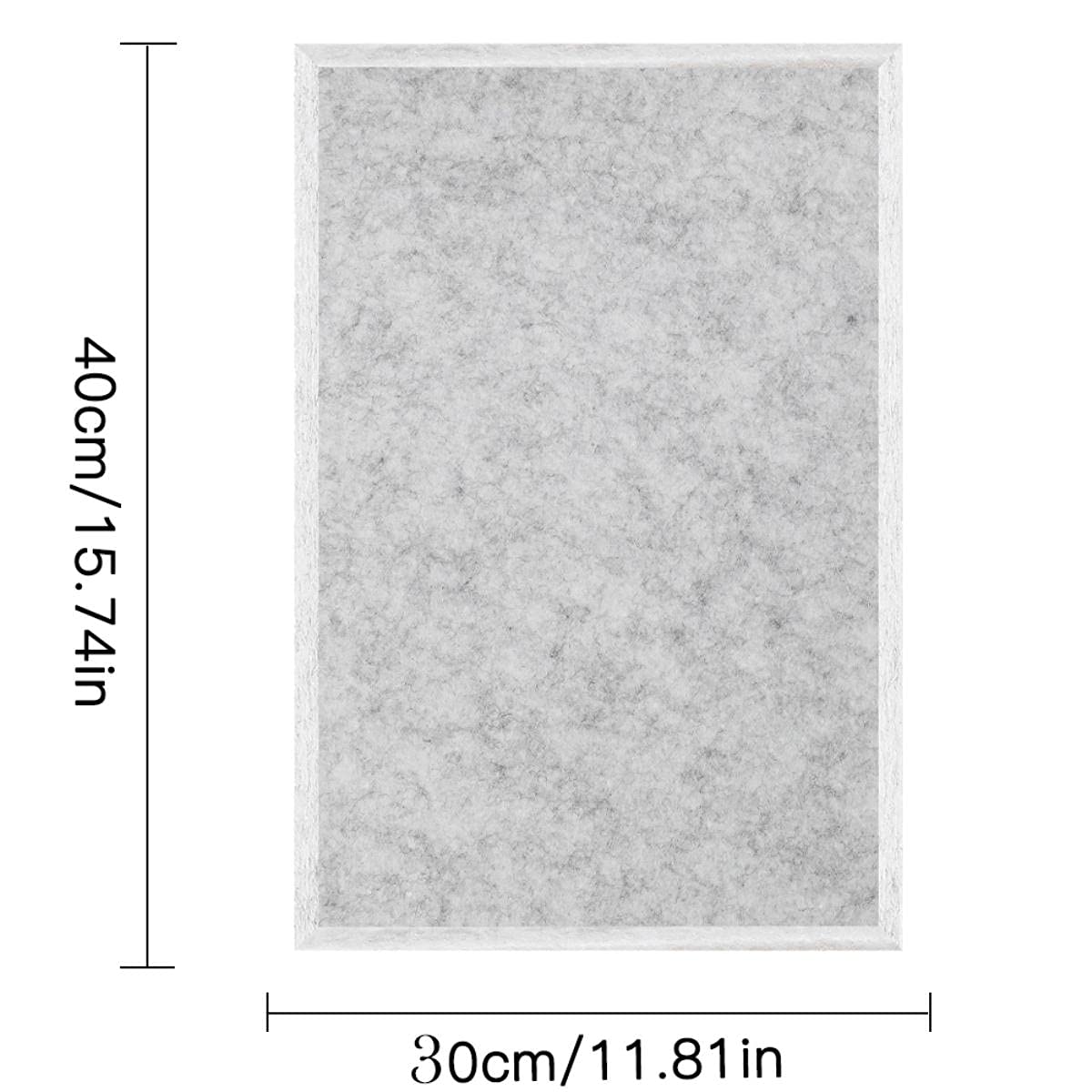 Panel acústico con aislamiento acústico, 6 piezas, aislador, estudio de música, insonorización, pegatinas de pared, grabación en casa/habitación, absorción de ruido-China, 34-gris africano, 1 cm d
