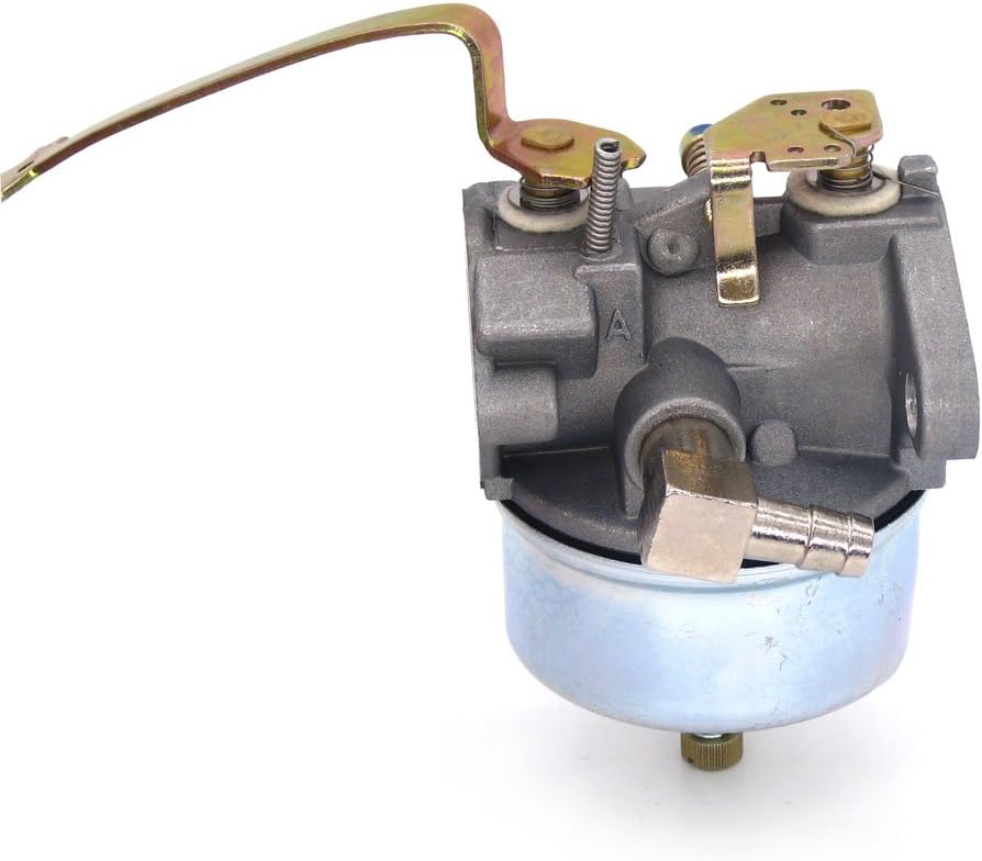 Compatible with 631921 Carburetor for Tecumseh 632284 631070A 631245 631820 H25 H30 H35 Engine Motor Chipper Shredder Tiller Craftsman Generator with Spark Plugr Fuel Line Shut Off Valve