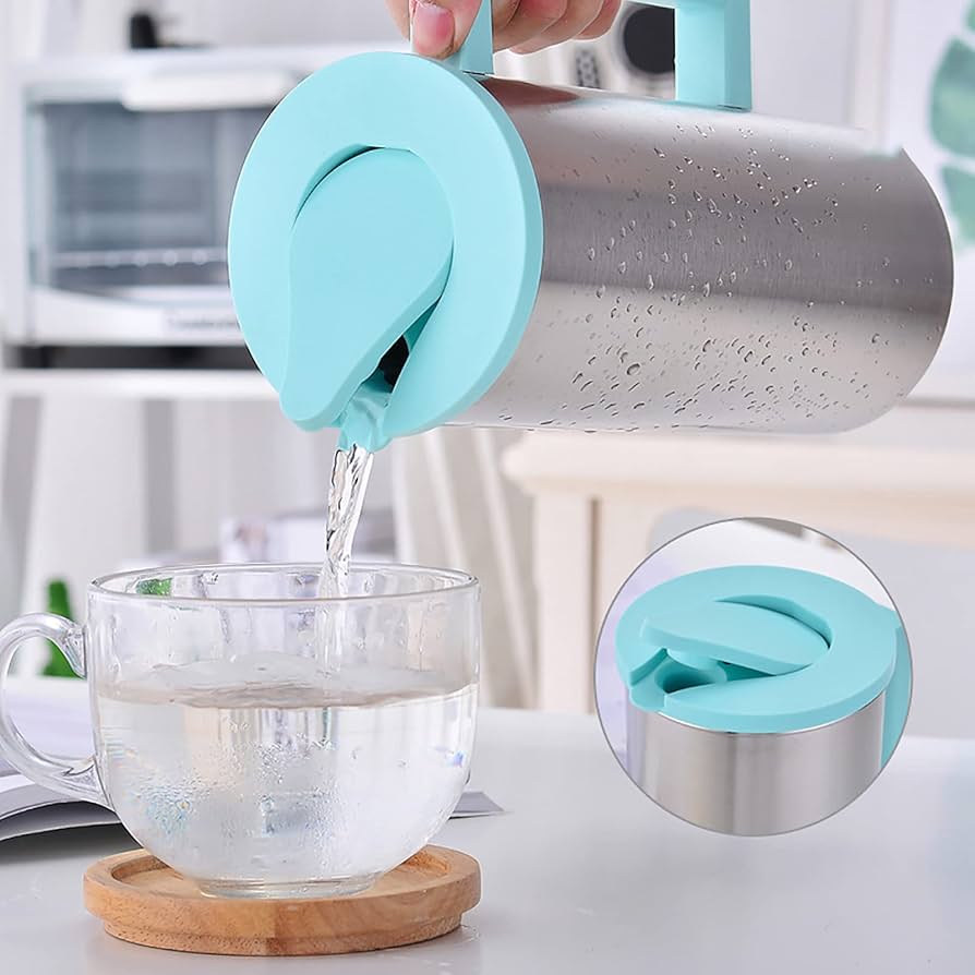 Amazon｜冷水筒 1.8リットル ピッチャー 耐熱ステンレス製冷水筒 冷