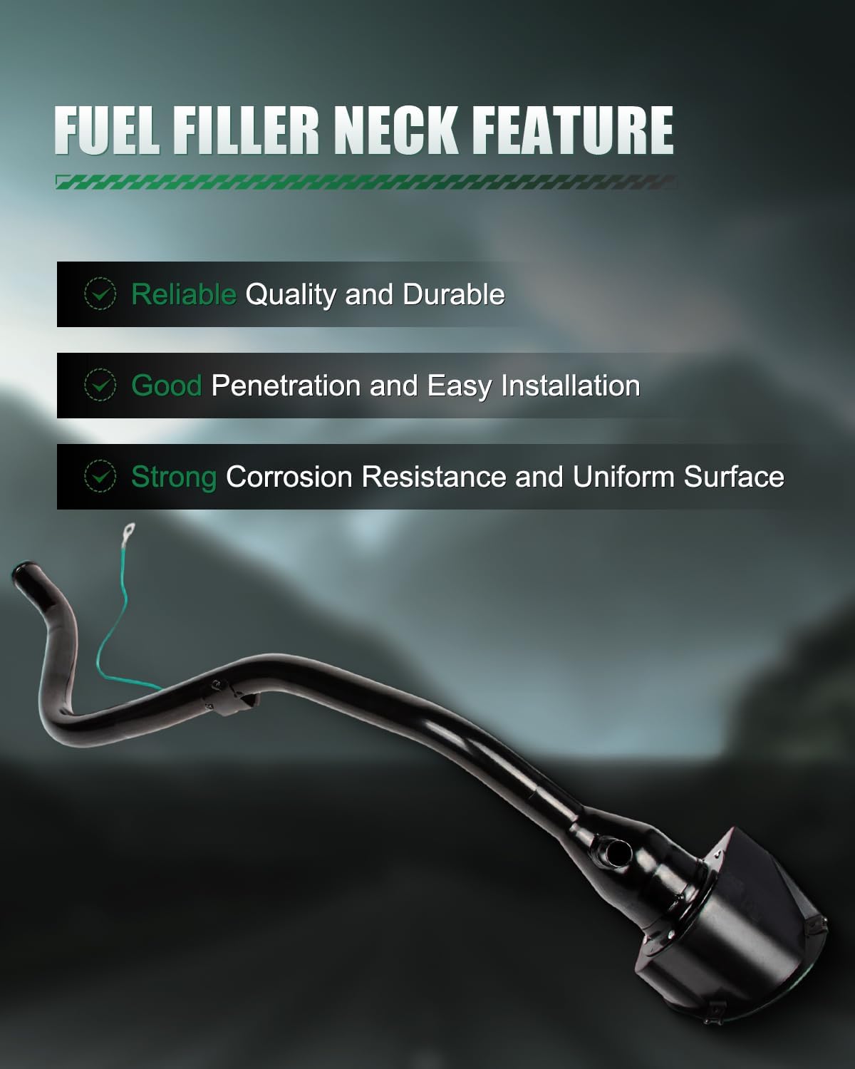 SCITOO Fuel Filler Neck fits 2001 2002 For Chrysler Town & Country 3.3L 3.8L 2001 2002 For Dodge Grand Caravan 3.3L 2001 2002 For Dodge Grand Caravan 3.8L 577-534 480962