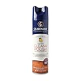 Guardsman Anytime Clean & Polish Wood Cleaner & Furniture Polish for Cabinets, Tables, and Other Wood Surfaces, Aerosol Spray, Lemon Fresh, 12.5 Ounces