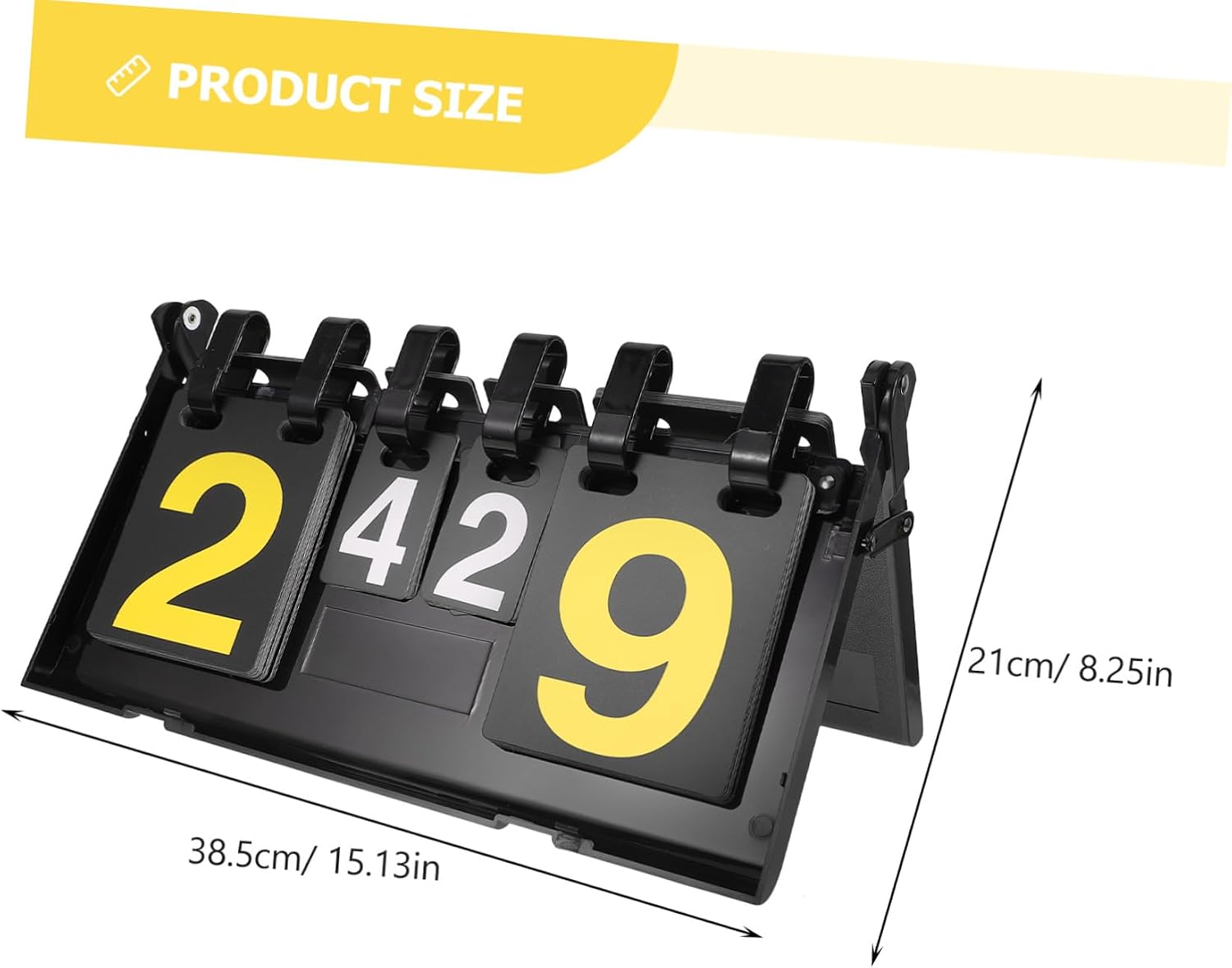 Portable Scoreboard Multifunctional Sports Score Keeper for Basketball Tennis and Table Tennis Design Numbers for Easy Use and Efficient Tracking