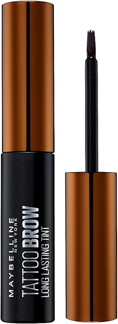 Maybelline New York Farba do brwi, tatuaż Brow Gel Tint, z formułą Peel-Off, nr 2 Medium Brown, 5 ml