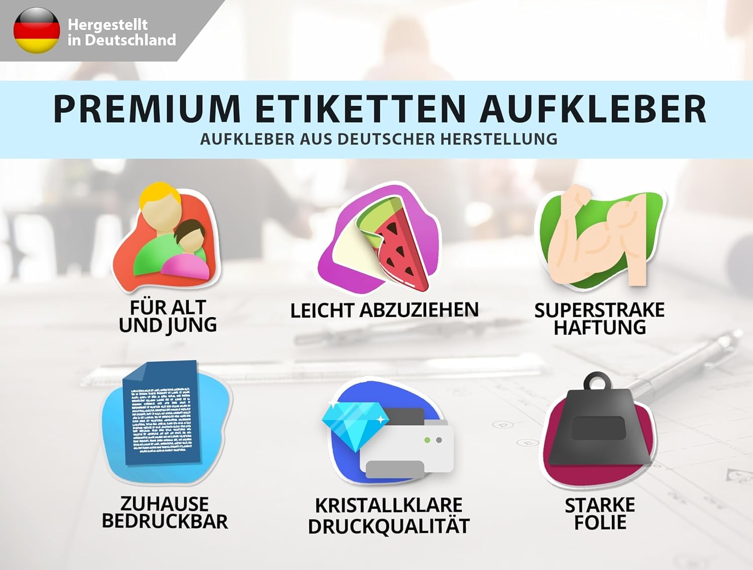 Rillprint Etichette Autoadesive 210x148 Mm 500 Fogli Bianchi - Foto 11