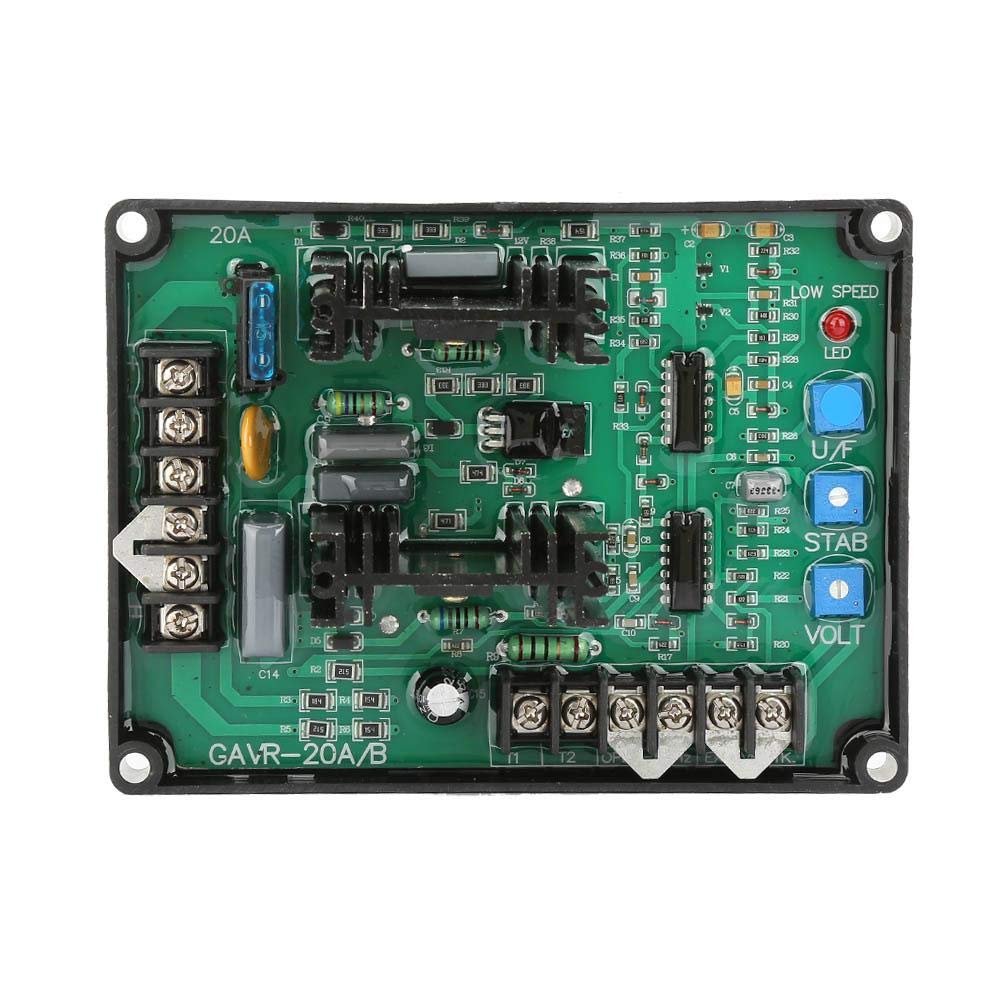 Regulador de voltaje, generador automático universal GAVR-20A para monofásico y trifásico