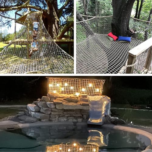 Filet d'escalade pour enfants 4x4m anti-chute balcon et cabane - 4