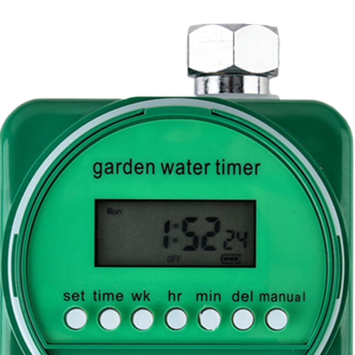 Timer per Irrigazione Automatico 9v Display Lcd, Controller per Irrigatori da Giardino in Plastica, Flusso >20l/min, per Impianti Irrigazione Esterni