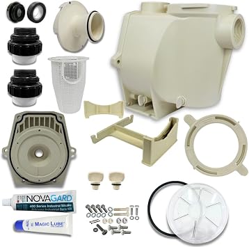 DPM Replacement Whisperflo Pump Housing Intelliflo Complete Wet End Housing Kit for Pool Pump | Made in USA | Direct Replacement for Pentair 357149 (0.5-2 HP Complete Wet End Housing)