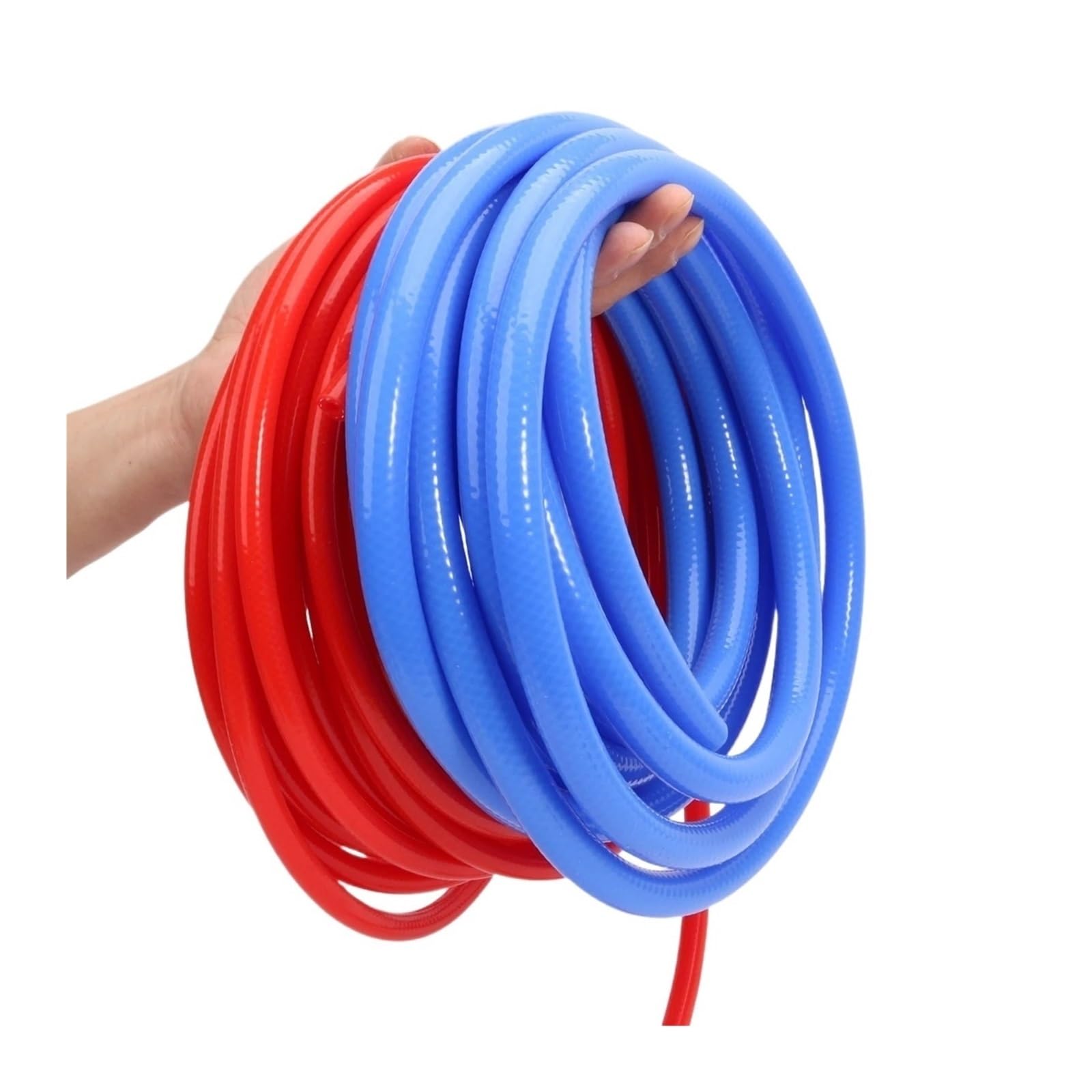Manguera silicona alimenticia alta presión roja azul blanca | Gruesa flexible, insípida, resistente al calor para líquidos(Red 19x25mm,1 Meter)