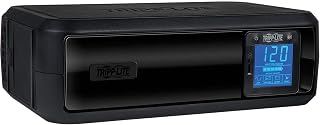 Tripp Lite OMNI650LCD 650VA 350W UPS Battery Back-Up Tower LCD AVR 120V USB, 8 Outlets